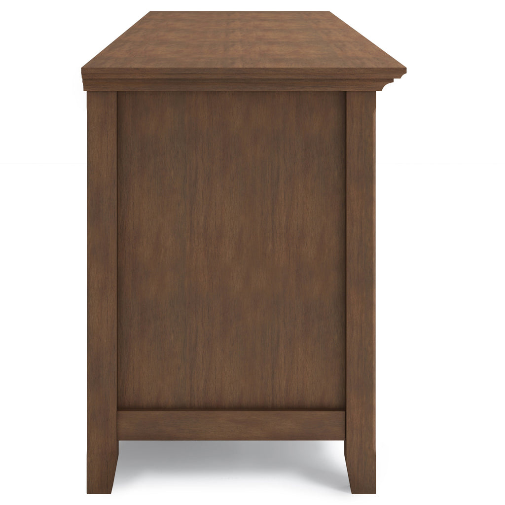 Amherst 72 Inch Wide Solid Wood TV Stand in Rustic