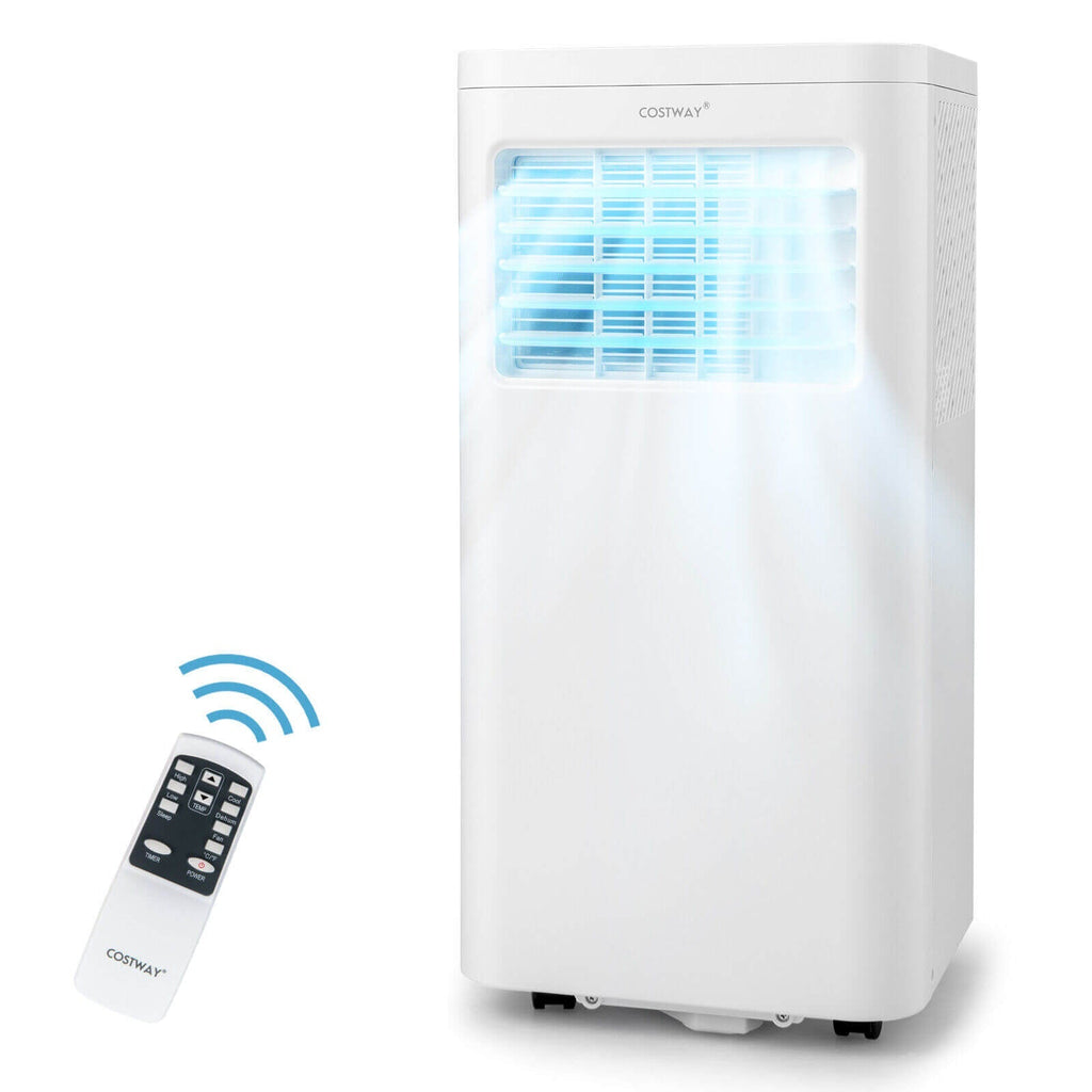 Portable Air Conditioner 5000 BTU Cools 250 Sq Ft with Remote