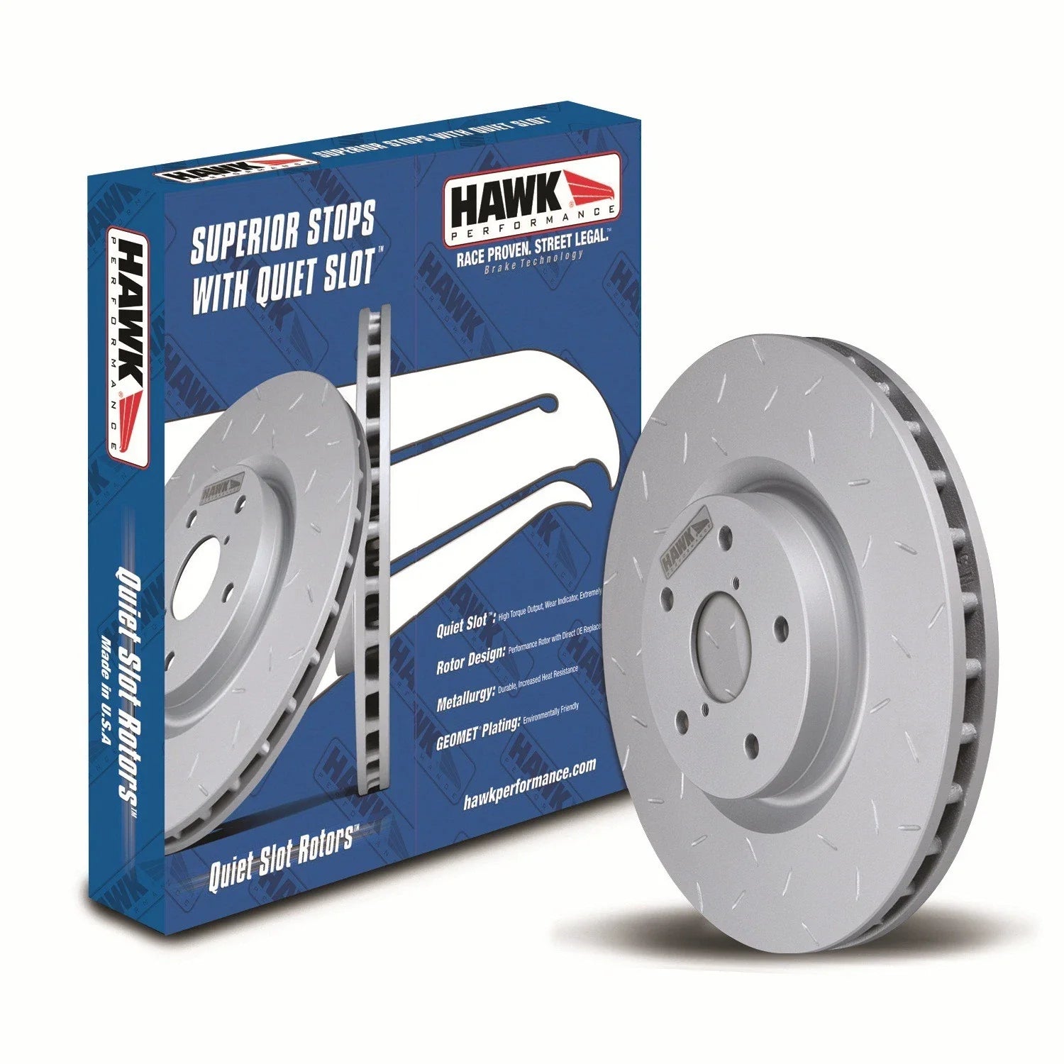 Hawk Quiet Slot Rotor HUS614