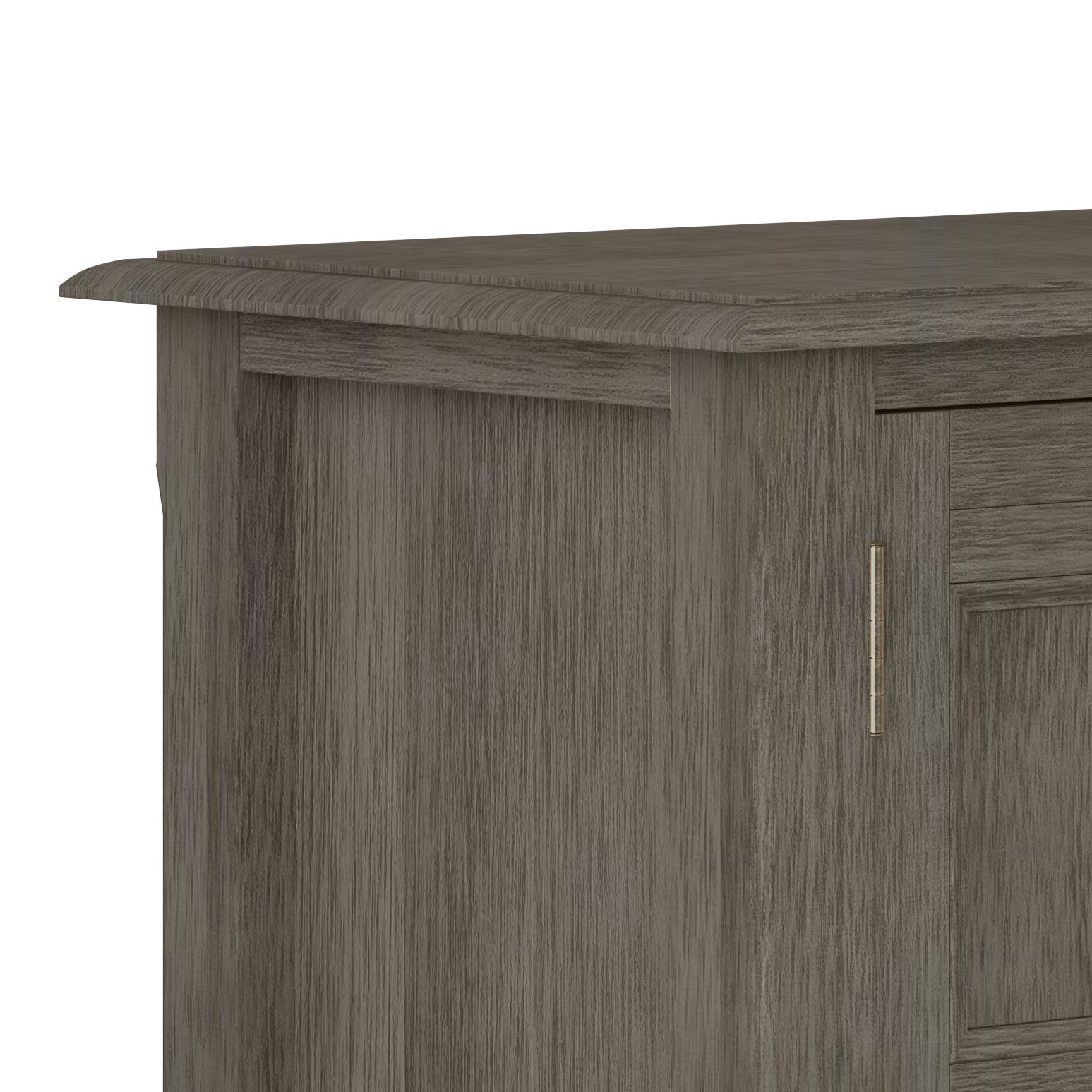 Burlington 30 Inch Wide Solid Wood Low Storage Cabinet in Farmhouse