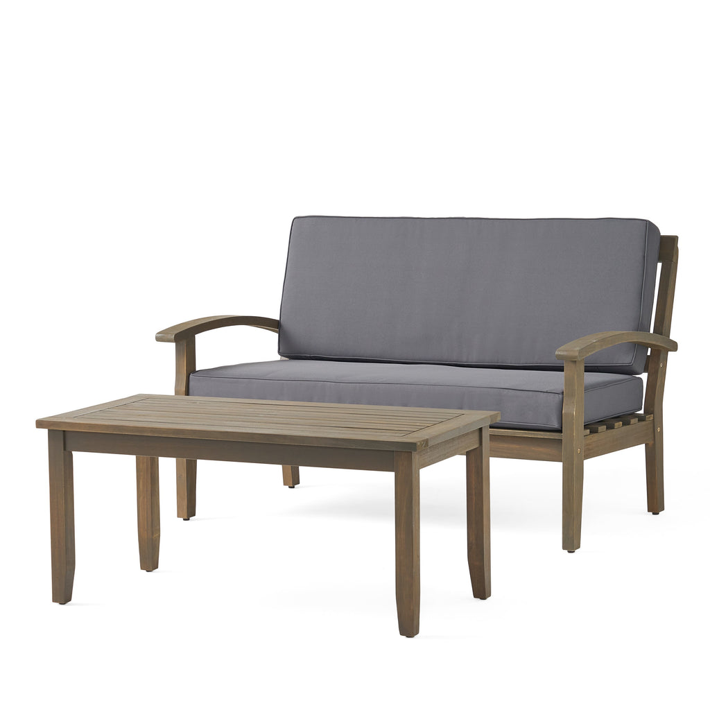 Peyton Love Seat + Coffee Table