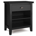 Artisan 24 Inch Wide Solid Wood Bedside Table