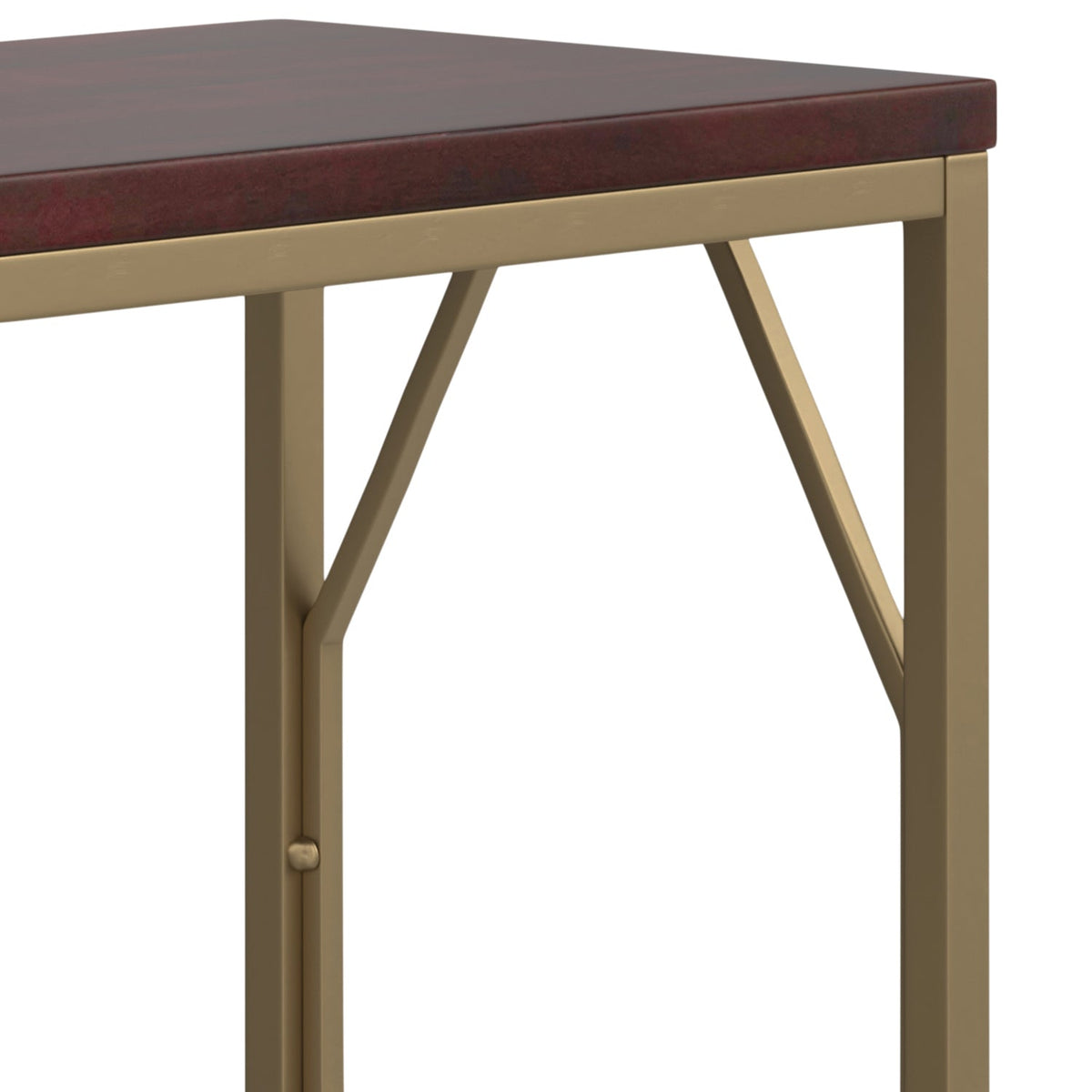 Selma Metal and Wood Accent Table
