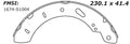 Porterfield Brake Shoes for 2017 FORD FOCUS R/Drum