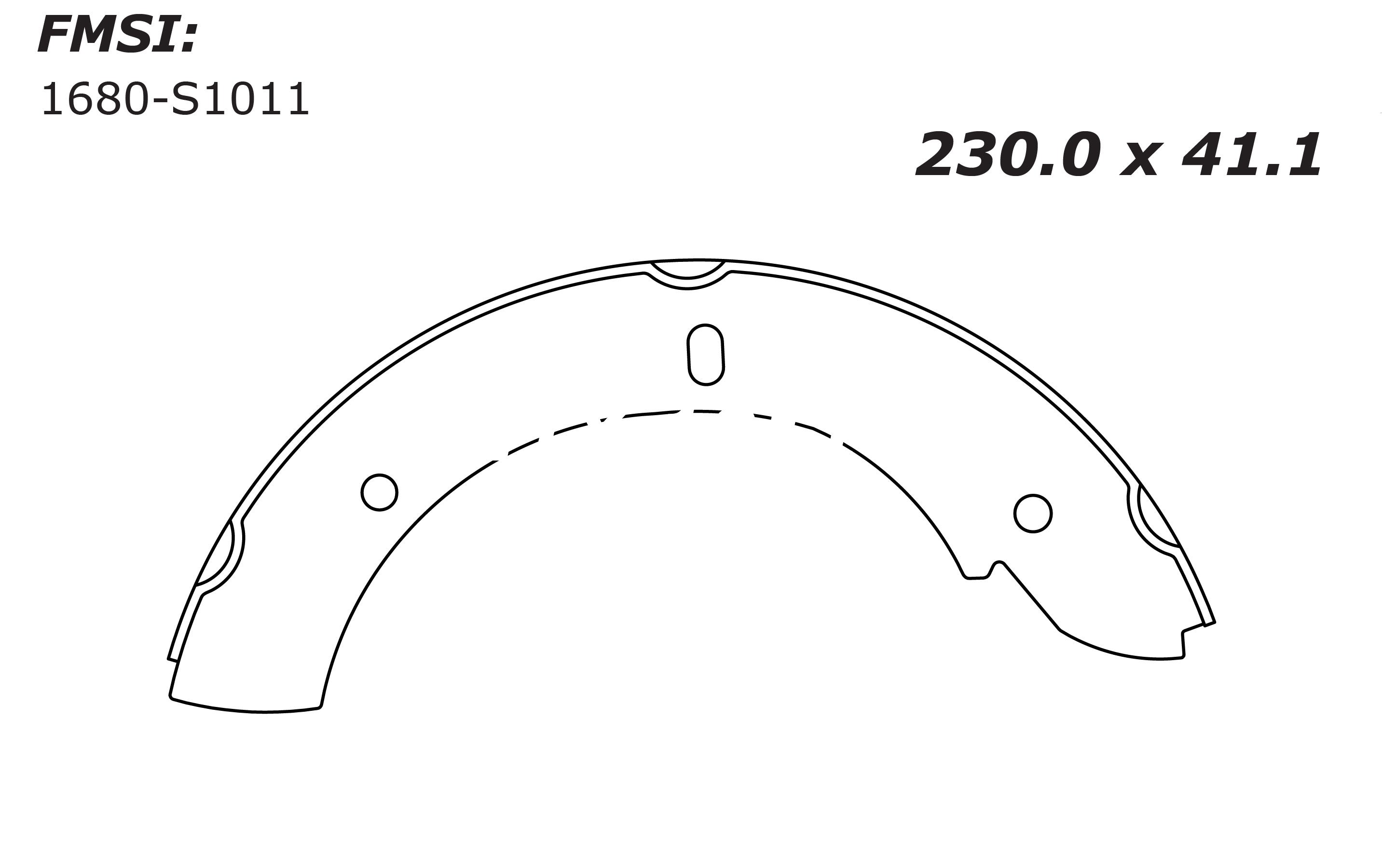 Porterfield Brake Shoes for 2013 CHEVROLET SONIC