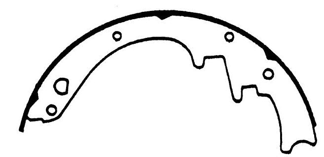 Porterfield Brake Shoes for 1970 FORD MUSTANG 351 V8 w/Front Discs