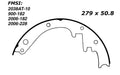 Porterfield Brake Shoes for 1962 CHEVROLET CORVETTE