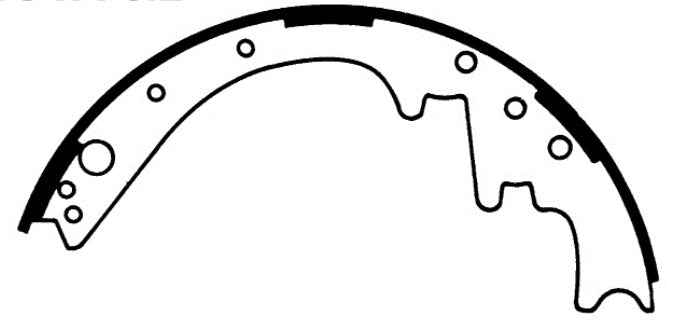 Porterfield Brake Shoes for 1972 DODGE CHARGER w/11" Drums