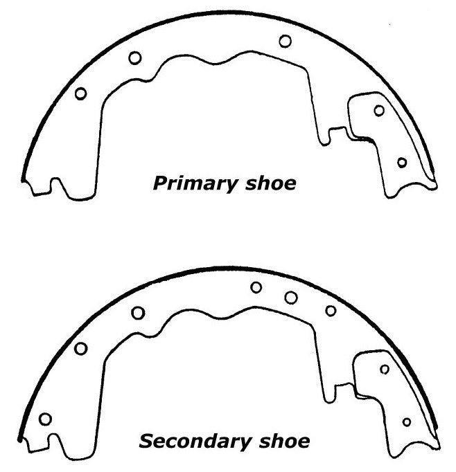 Porterfield Brake Shoes for 1990 FORD F250 3/4 TON 4WD Rear Drum 7 Lug