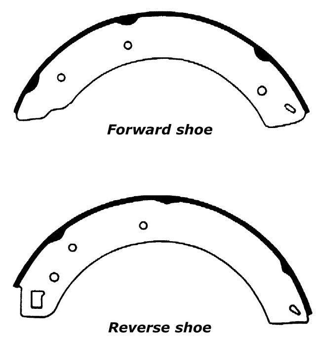 Porterfield Brake Shoes for 1967 SUNBEAM TIGER