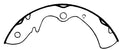 Porterfield Brake Shoes for 1973 MAZDA RX 3