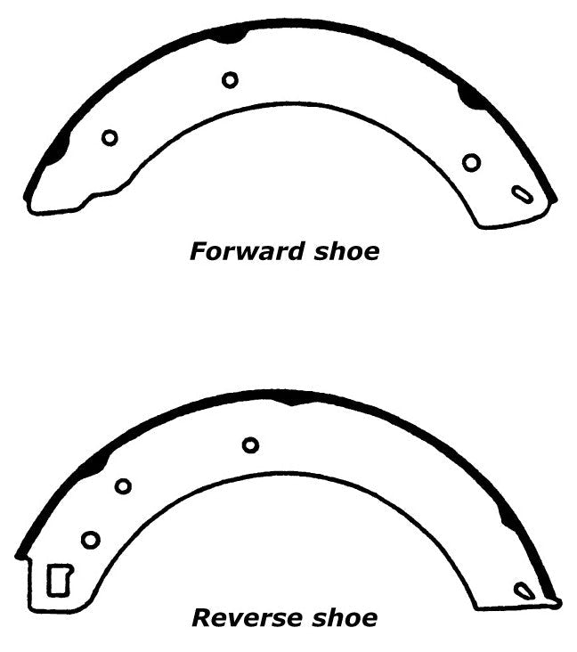 Porterfield Brake Shoes for 1979 LOTUS ELITE