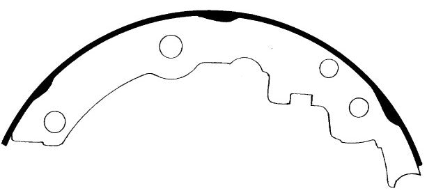 Porterfield Brake Shoes for 1991 CHEVROLET CAVALIER