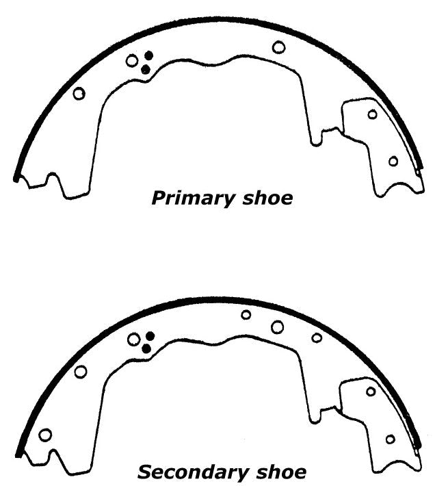 Porterfield Brake Shoes for 1991 FORD F350 1 Ton 2WD DRW  3 1/2 Rear Shoe