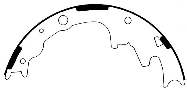 Porterfield Brake Shoes for 2004 FORD RANGER 2WD 9" Rear Shoe