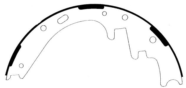 Porterfield Brake Shoes for 1998 DODGE DURANGO