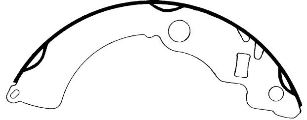 Porterfield Brake Shoes for 1997 SUZUKI SWIFT 3 Door R/Drums