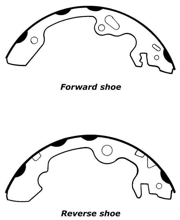 Porterfield Brake Shoes for 2009 FORD FOCUS