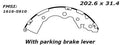Porterfield Brake Shoes for 2010 KIA RIO R/drums