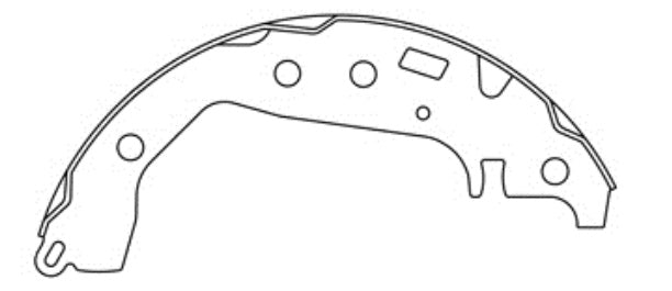 Porterfield Brake Shoes for 2009 TOYOTA PRIUS