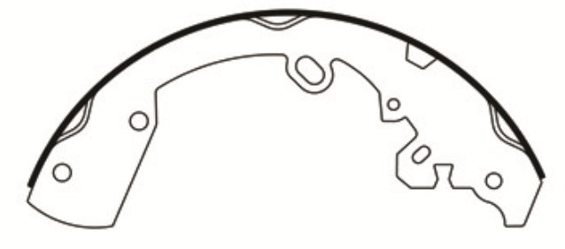 Porterfield Brake Shoes for 2009 DODGE DAKOTA 4WD