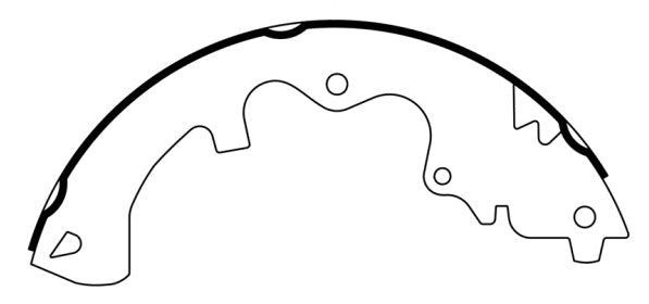 Porterfield Brake Shoes for 2009 FORD ESCAPE Hybrid