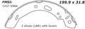Porterfield Brake Shoes for 2017 FORD FIESTA- Rear Drum