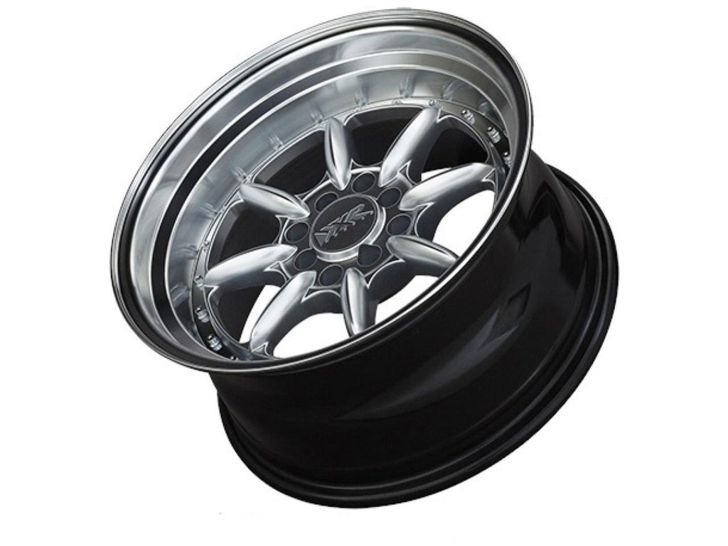 XXR 002.5 Wheel Hyper Silver / Machined Lip 16x8 0 4x100,4x114.3