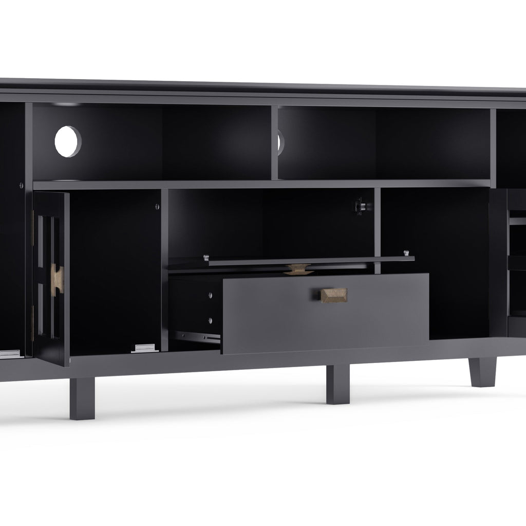 Artisan 72 Inch Wide Solid Wood TV Stand