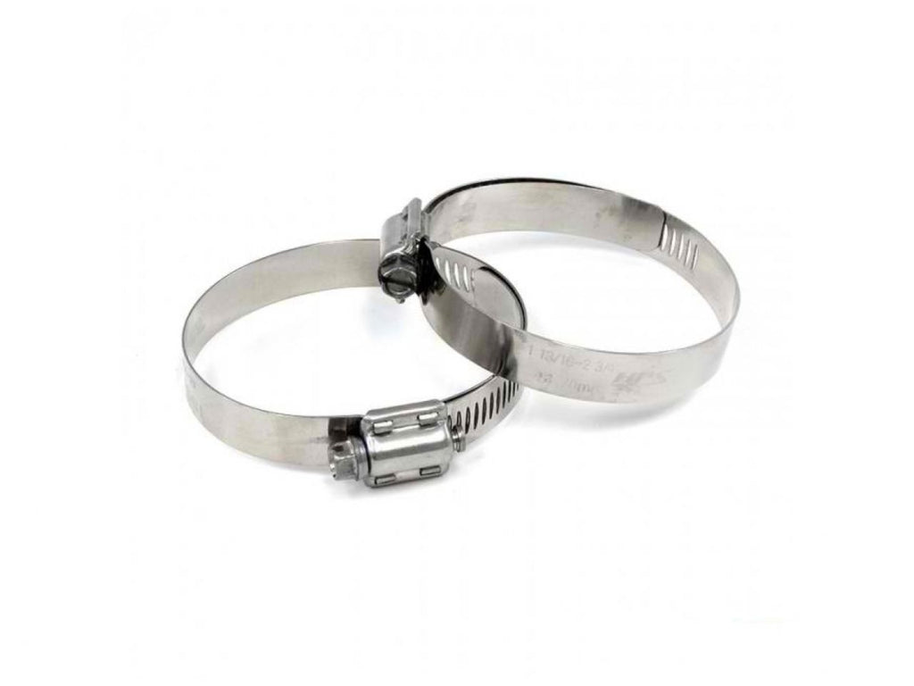 HPS Performance Products HPS Stainless Steel Worm Gear Liner Hose Clamp SAE 44 2pc Pack 2-5/16" - 3-1/4" (59mm-83mm)
