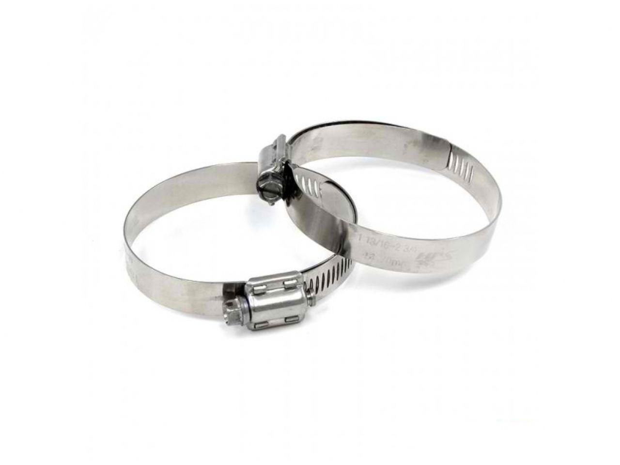 HPS Performance Products HPS Stainless Steel Worm Gear Liner Hose Clamp SAE 52 2pc Pack 2-13/16" - 3-3/4" (71mm-95mm)