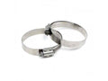 HPS Performance Products HPS Stainless Steel Worm Gear Liner Hose Clamp SAE 56 2pc Pack 3-1/16" - 4" (78mm-102mm)