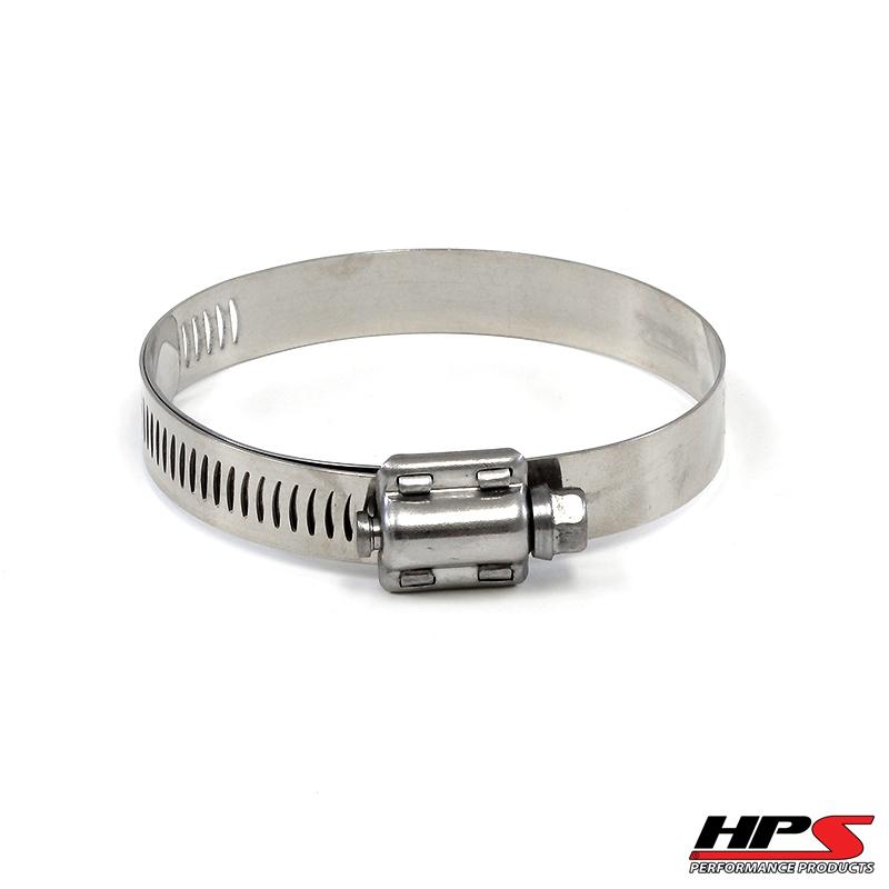 HPS Performance Products HPS Stainless Steel Worm Gear Liner Hose Clamp SAE 72 2pc Pack 4-1/8" - 5" (105mm-127mm)