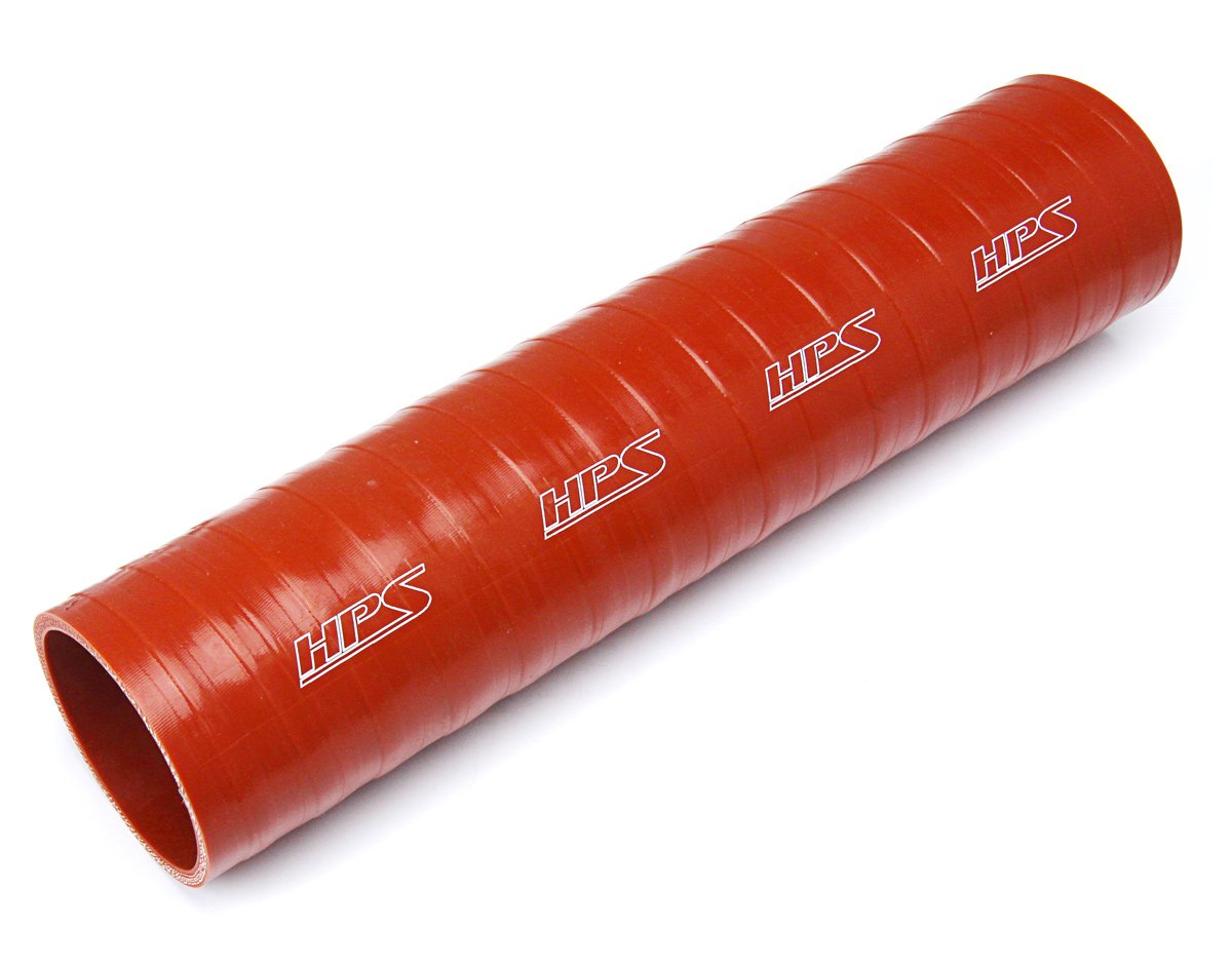 HPS 2" ID, 1 Foot Length, Silicone Straight Coupler Tube Hose, Ultra High Temp 4-ply Aramid Reinforced, Max. Temperature: 500F, 51mm ID