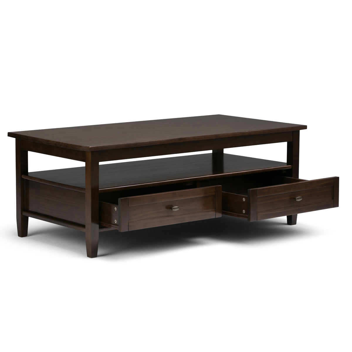 Warm Shaker Solid Wood Transitional Coffee Table