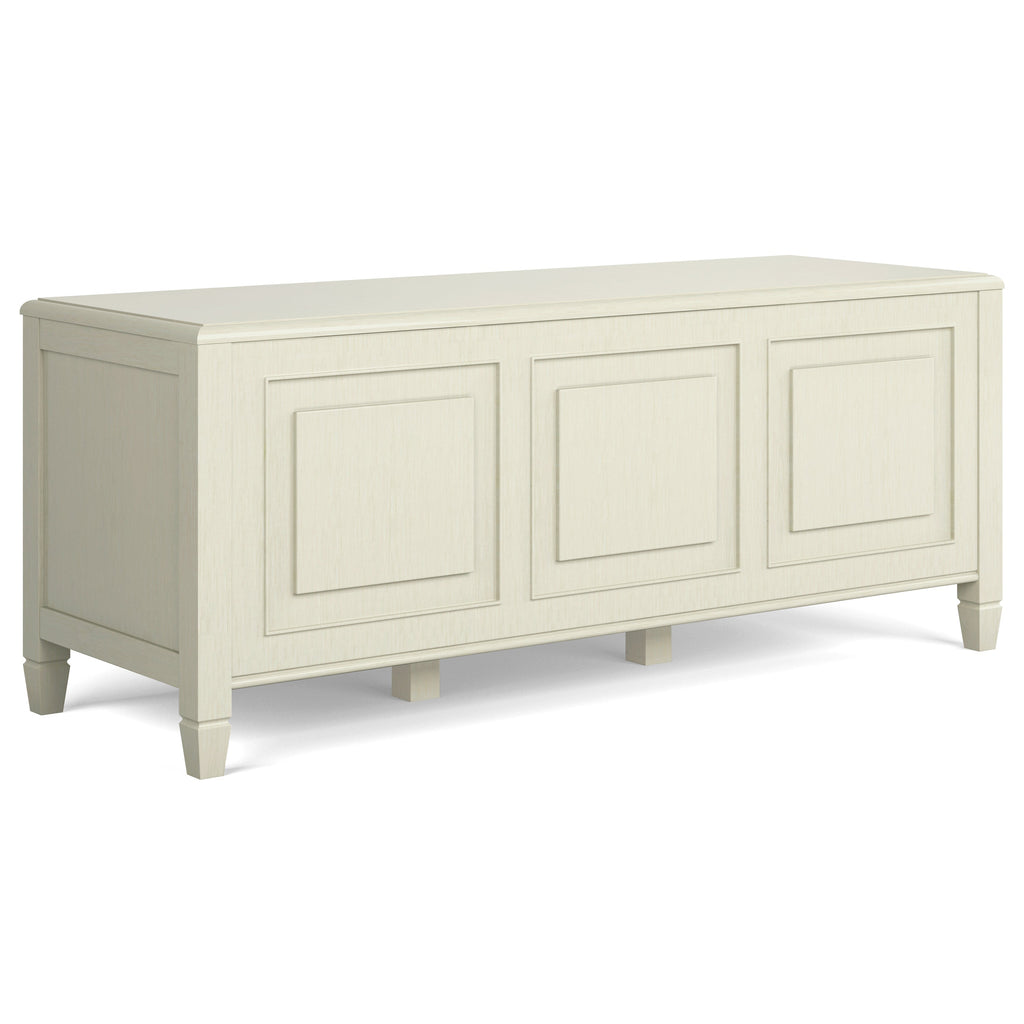 Connaught 51 Inch Wide Solid Wood Storage Bench Trunk in Antique