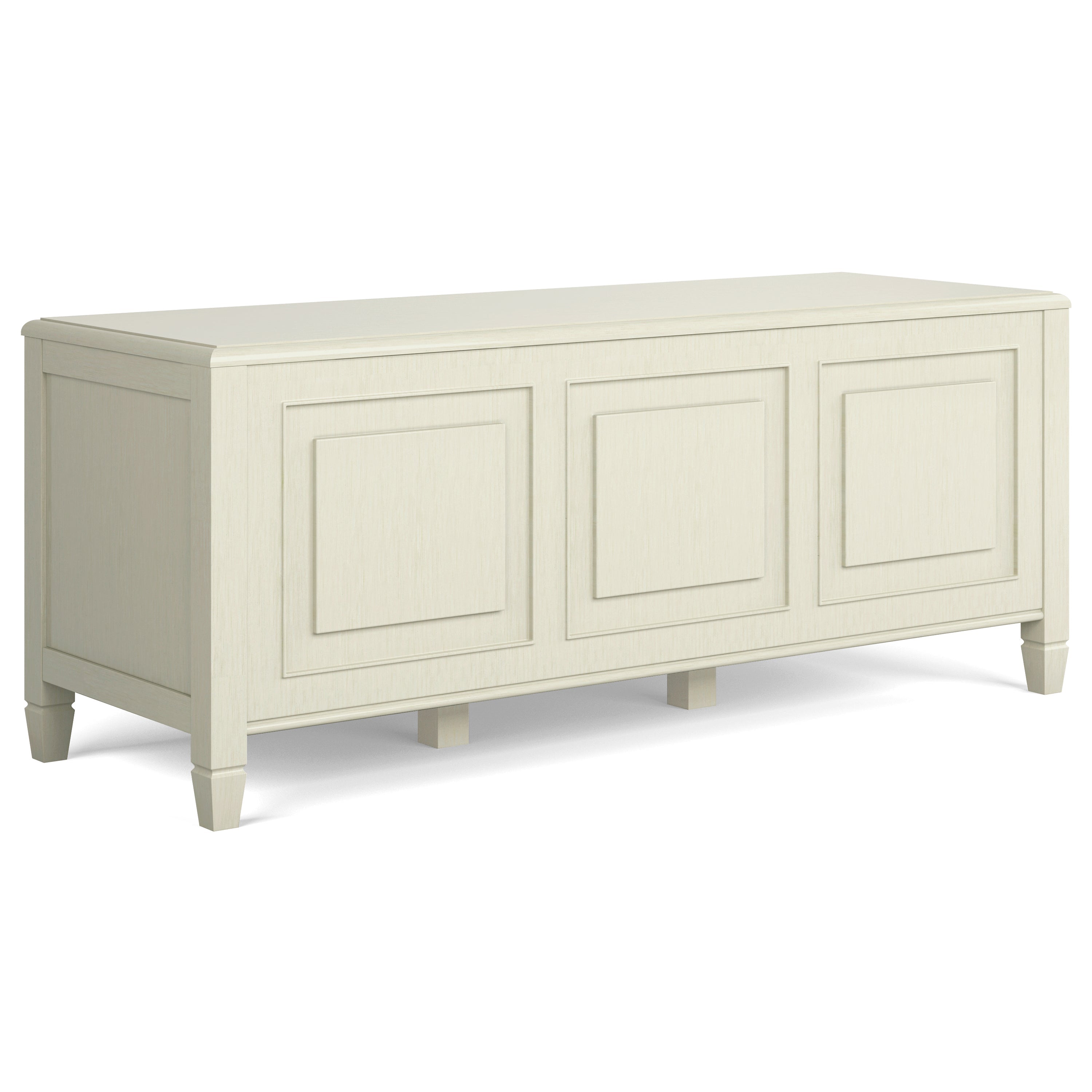 Connaught 51 Inch Wide Solid Wood Storage Bench Trunk in Antique