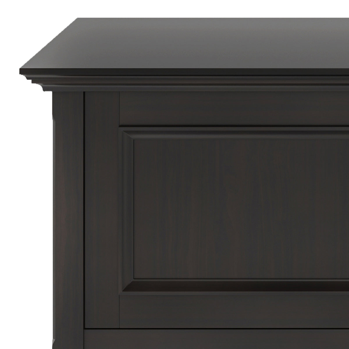 Amherst 72 Inch Wide Solid Wood Low TV Stand in Hickory