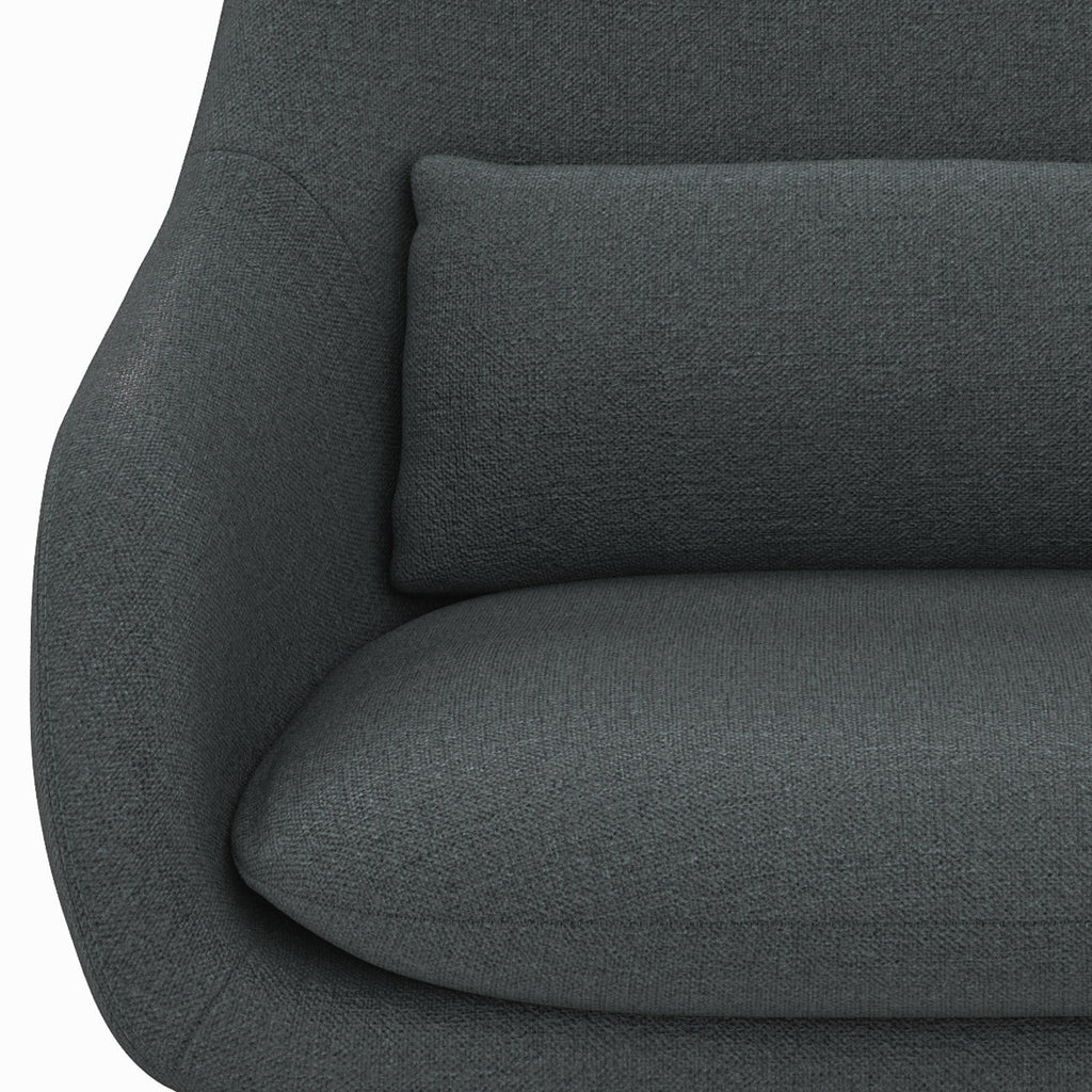 Elmont Accent Chair in Steel