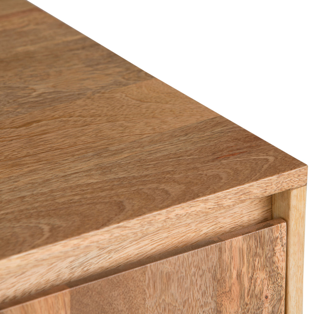 Hunter 60 Inch Wide Solid Mango Wood TV Stand