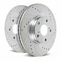 The PowerStop 126.66052S is a front brake rotor from PowerStop's Evolution Drilled & Slotted series R/L