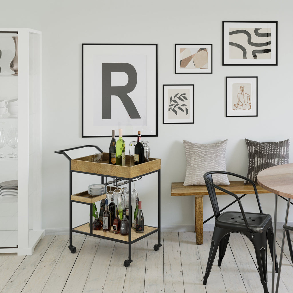 Barnes - 29" Bar Cart