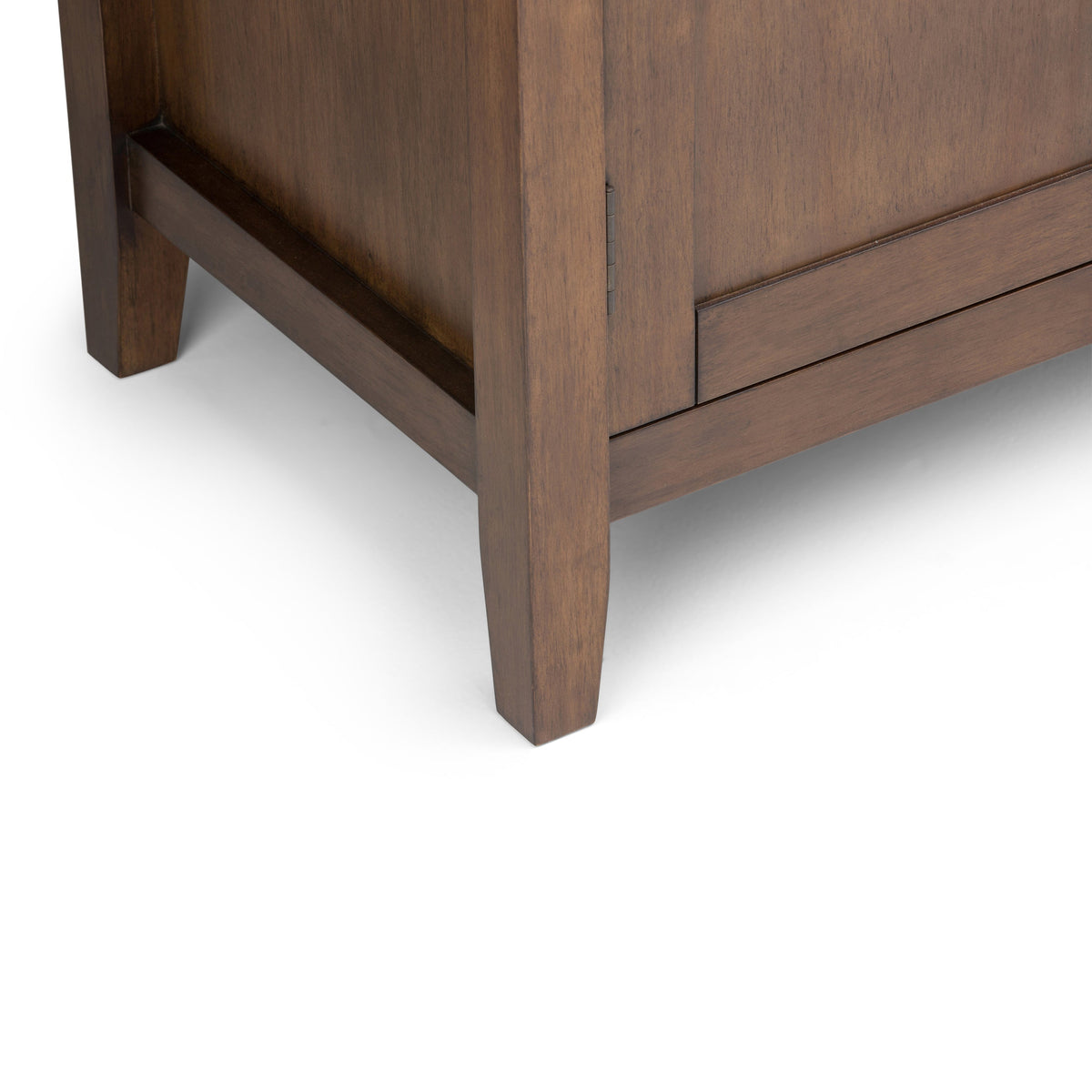 Redmond 54 Inch Wide Solid Wood Tall TV Stand in Tobacco