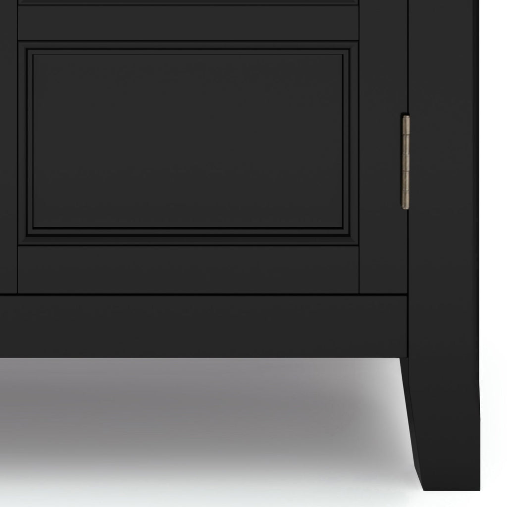Burlington 30 Inch Wide Solid Wood Low Storage Cabinet