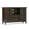Bedford 53 Inch Wide Solid Wood Tall TV Stand in Tobacco