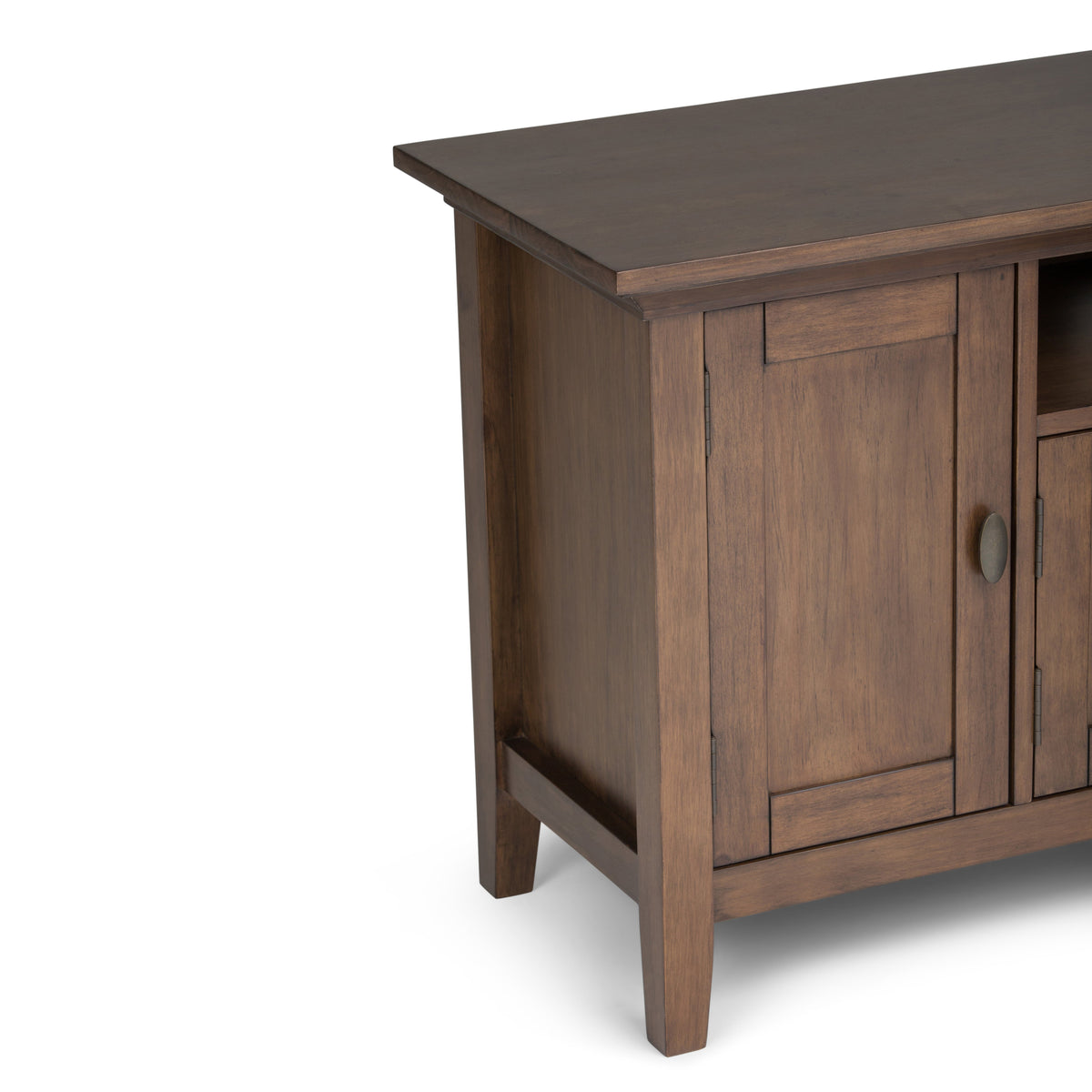 Redmond 72 Inch Wide Solid Wood TV Stand in Rustic