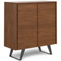 Lowry 39 Inch Wide Solid Wood Medium Storage Cabinet
