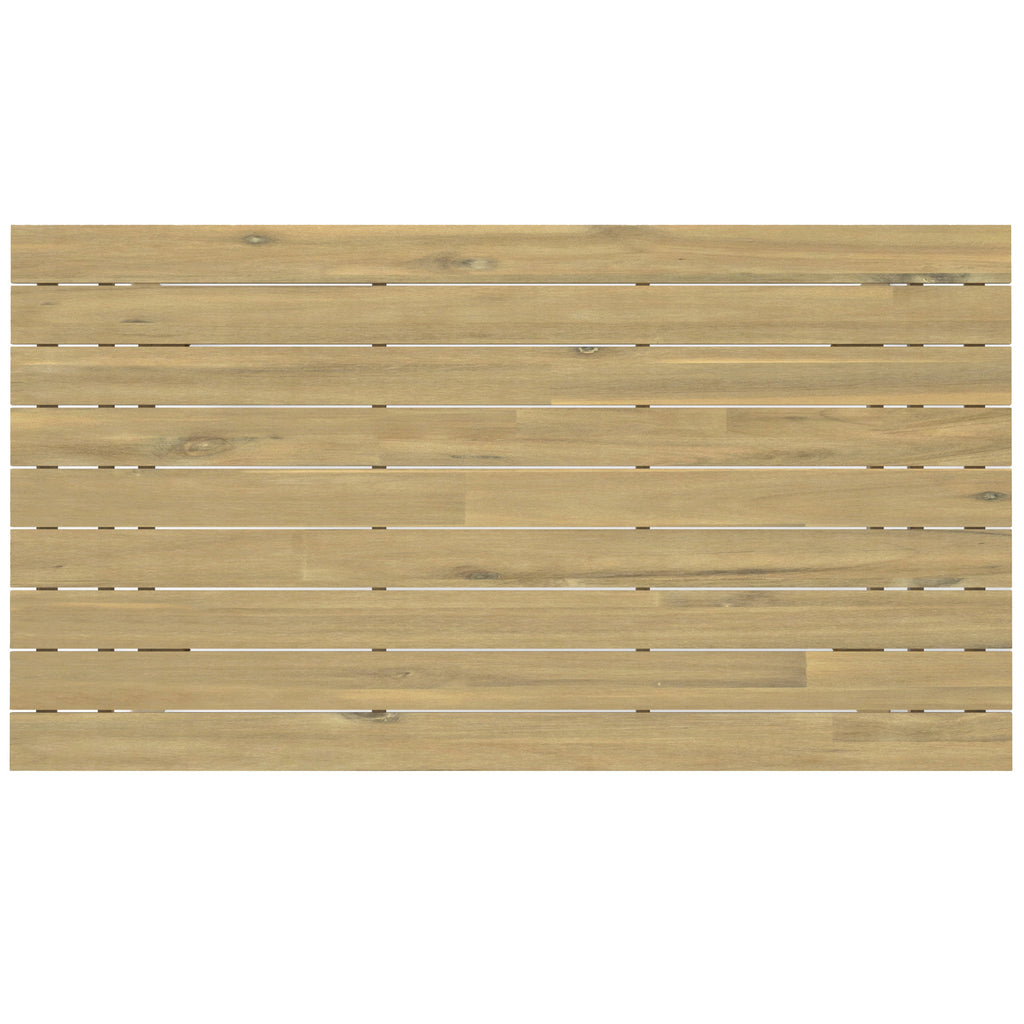 Kona Outdoor Dining Table - Light Teak