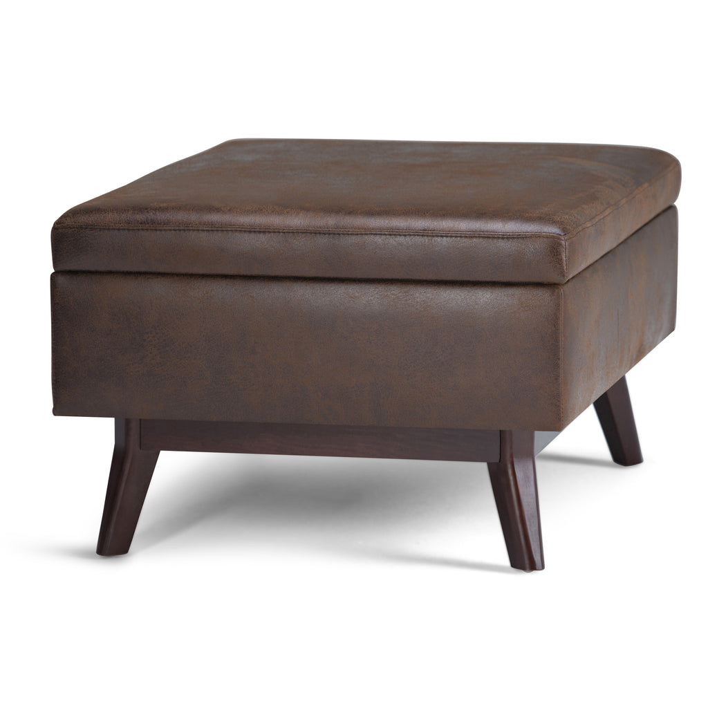Owen 34 Inch Wide Coffee Table Storage Ottoman