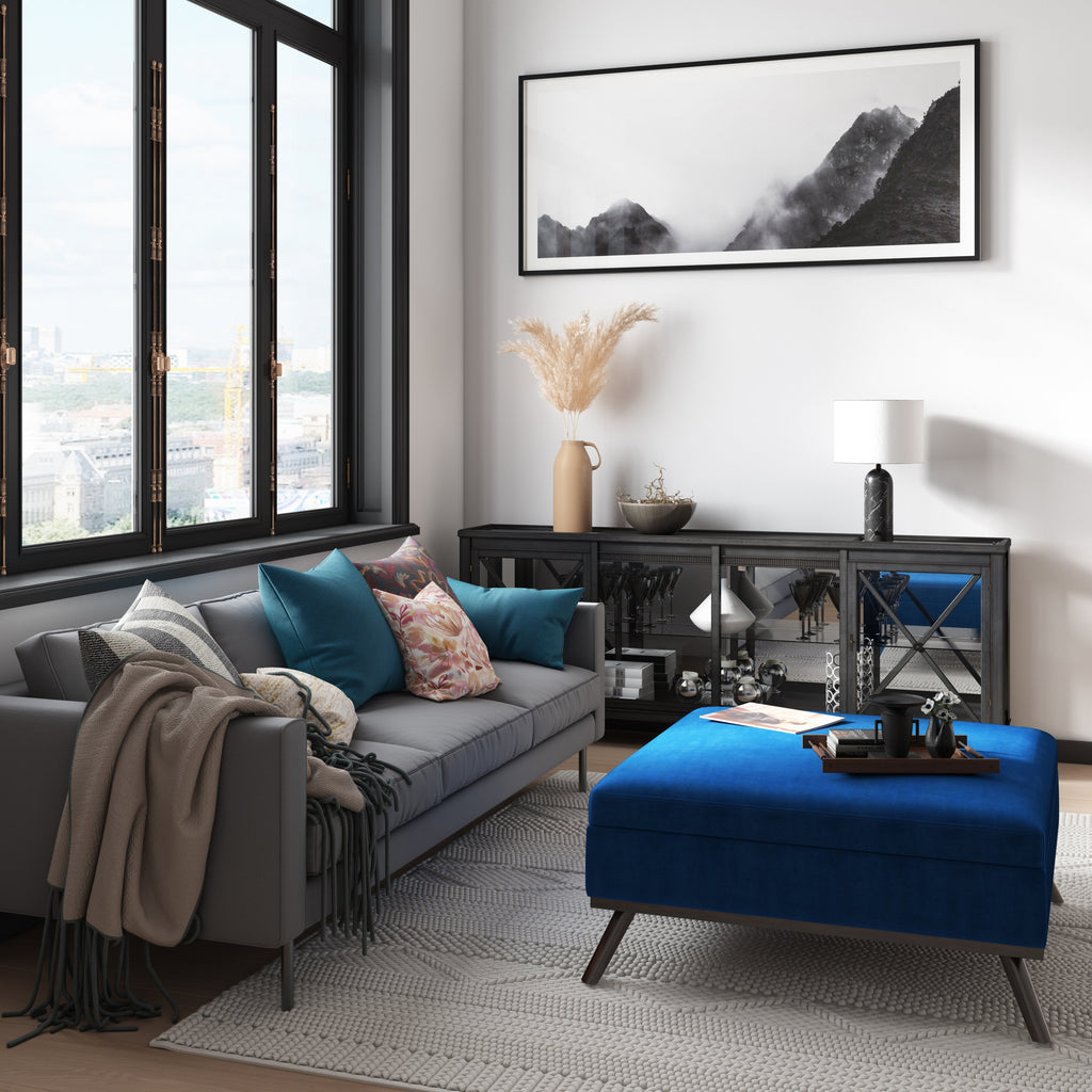 Owen Square Coffee Table Storage Ottoman